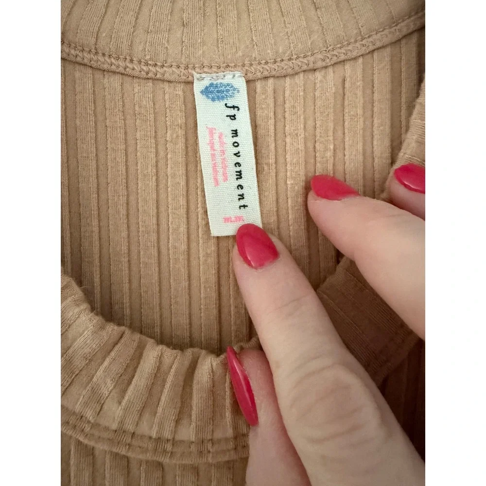 Free‎ People Intimately Racerback Camel Tank Boho Loungewear